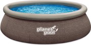 Planet Pool Bazén s nafukovacím prstencom QUICK ratan 3,66 x 0,91 m