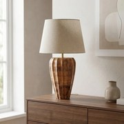 Stolná lampa z masívu Lignea prírodná