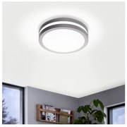 Eglo 97299 - LED stmievateľné kúpeľňové svietidlo LOCANA-C LED/14W strieborné IP44
