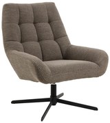 Otočné relaxační křeslo Paris taupe hnědé