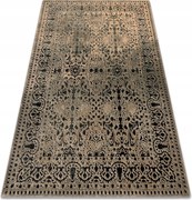 Koberec z vlny Superior Perona Rám orientálny ornament zelený 200x300 cm