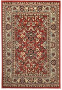 Sintelon, Kusový koberec Teheran Practica 59 / CVC, 80x150, červená, chodba / predsieň