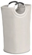 WENKO 3440001100 - Kôš na bielizeň STONE 38x72 cm béžová/strieborná/čierna