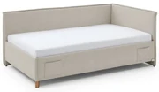 Béžová detská posteľ s úložným priestorom 90x200 cm Fun – Meise Möbel