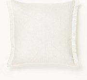 Ľanový poťah na vankúš so strapcami Luana