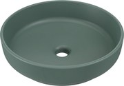 Comad Keramické umývadlo na dosku RIVER 1 FOREST GREEN MATT UN 40, zelená