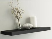 Polica na zeď Shelvy 60 cm, čierna%
