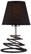 ACA DECOR Stolová lampa LAGOS max. 60W/E27/230V/IP20, čierna