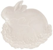 Keramický tanierik / miska v tvare králikov Rabbit - 23 * 24 * 2 cm