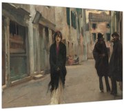 Obraz - John Singer Sargent, Street in Venice, reprodukcia (70x50 cm)