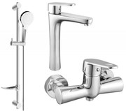 Mexen Kama DF05 sprchová súprava, chrómová - 72514DF05-00