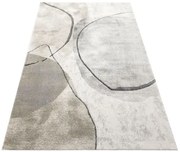 Koberec Daisy Carving 6104A krémový / sivý