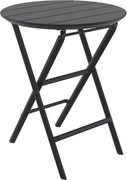 HELEN FOLDING Ø60 sklopný záhradný stôl black