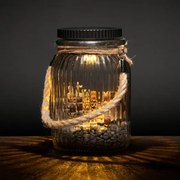 Solárne svetlo, 3 LED, plastové, teplá biela