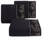 BAVLNENÝ UTERÁK LIMITED COLLECTION VICTORIA7 50X90 CM ČIERNA