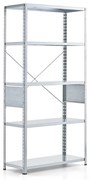 Policový regál FIRST, základná sekcia, 1960x1010x400 mm, galvanizovaný