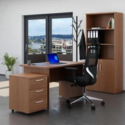 Zostava kancelárskeho nábytku Visio 2, 120 cm, orech