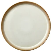Krémovobiely kameninový plytký tanier Bitz Basics Cream, ⌀ 27 cm