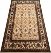 Koberec Do Obývačky vlna Omega Avila Ornament rámik béžový 235x350 cm