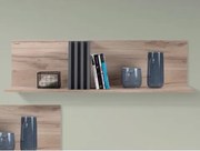 Nástenná polica Ancona, 110 cm, dub estana/antracit%