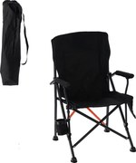 SKLADACIA STOLIČKA PRE TURISTIKU/RYBÁRENIE, ČIERNA, 58 x 58 x 90 CM *6372