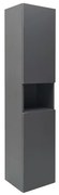 Kúpeľňová skrinka vysoká SAT Feel 36x165x32 cm antracit mat SATFEELV36ANT