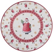 Koberec Toy's Delight Villeroy & Boch Santa Claus krémový / červený kruh