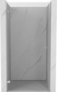Mexen Lunar-B sprchové dvere otváracie ľavé 75 cm, transparentné, chróm - 832-075-000-01-00-L
