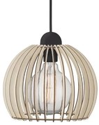 Nordlux Drevený závesný luster Chino pre žiarovku E27 ø25cm 84823014