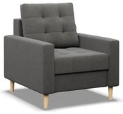 Kreslo ELMA tmavosivé