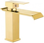 Mexen Apus, umývadlová batéria, zlatá, 744700-50