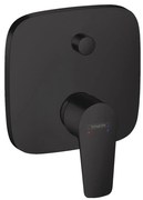 Hansgrohe Talis E, páková vaňová batéria pod omietku s prepínačom pre 2 telesá, čierna matná, HAN-71745670