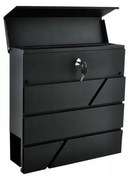 Poštovná schránka 36,7x37 cm antracit