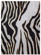 Koberec MIRO 52002.807 zebra, krémový / čierny