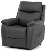 Autronic BONTEC Polohovacie kreslo, elektrické káblové ovládanie, hnedá, látka vintage, TV-5874 BR Farba: Šedá