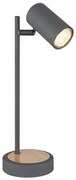 Globo 57910TG - Stolná lampa ROBBY 1xGU10/5W/230V šedá/hnedá