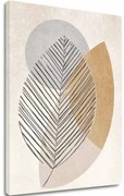 Obraz na plátne Jemný List - Minimalistická Dekorácia