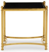 Odkladací stolík so sklenenou doskou 50x56 cm Ackley – Premier Housewares