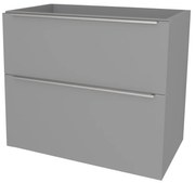 Mereo Mailo, kúpeľňová skrinka 81 cm, chróm madlo, Multidecor, Šedá supermat, MER-CN591SSEDA