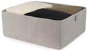 Sivý úložný box Compactor Oxford, 42 x 36 cm