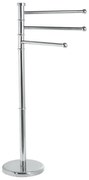 Aqualine - Stojan s vešiakom na uteráky SAMBA 85,5 cm nerez/lesklý chróm