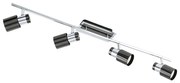 Moderné svietidlo EGLO DAVIDA ceiling nickel-nero 30835