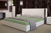 Dekorstudio Prestieradlo froté s gumičkou olivové PRZF-8 Rozmer plachty: 90x200cm