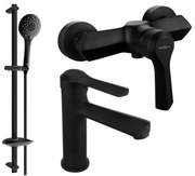 Mexen Sabre DB74 sprchová súprava, čierna - 72104DB74-70