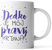 Sablio Hrnček Dedo je môj pravý hrdina - 200 ml - espresso