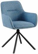 Stolička Tipton, látka - modrá