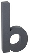 Domové číslo "B", RN.100LV, štruktúrované, antracit