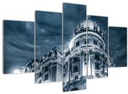 Obraz architektúry v tme (150x105 cm)