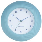 Nástenné hodiny Tender Rib Karlsson KA6048BL, 25cm