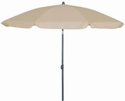 Plážový slnečník MEXICO 200 cm prírodná